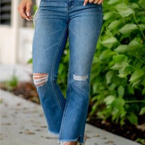 Veret Loveret Blue Distressed Jeans